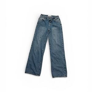 RSQ Relaxed High-Rise Wide-Leg Denim Jeans - Blue